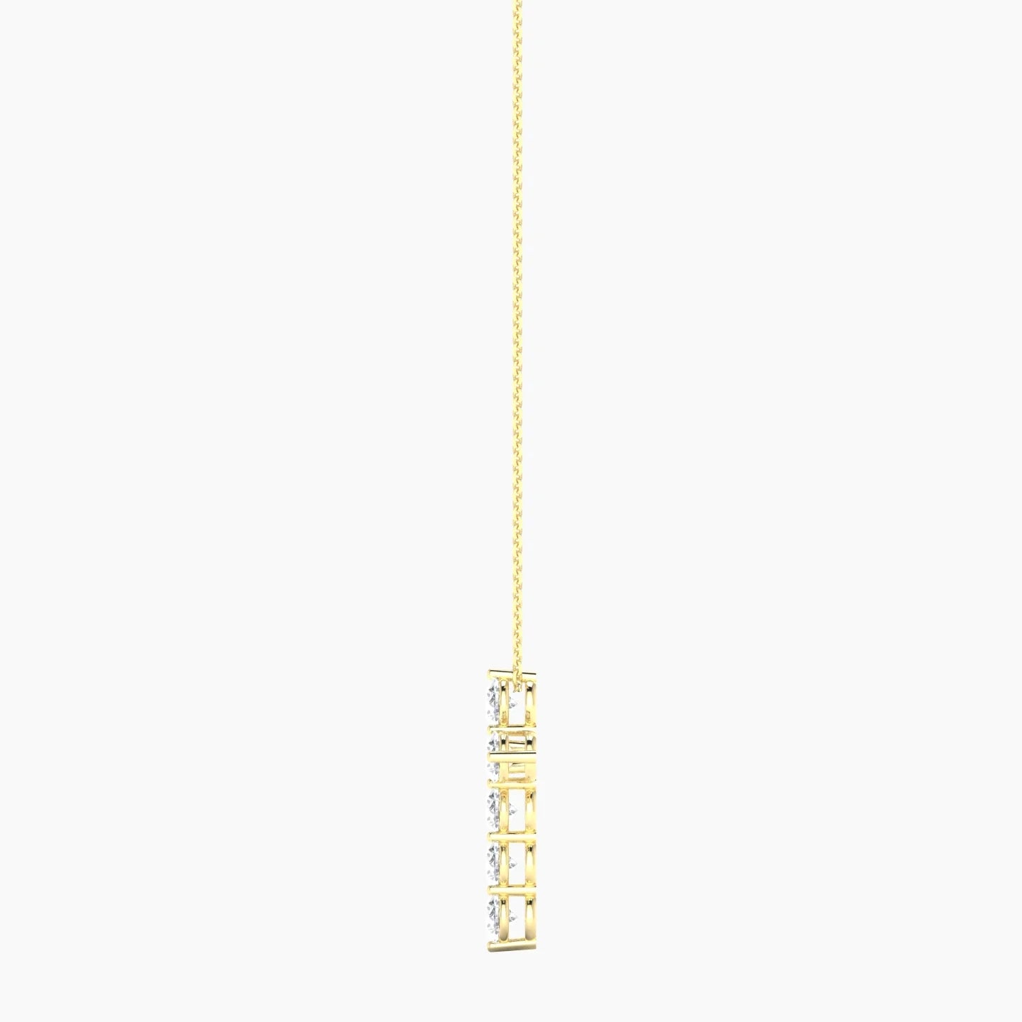 Cross | 18k Yellow Gold 0.25 ct Lab Diamond Round Cut Pendant