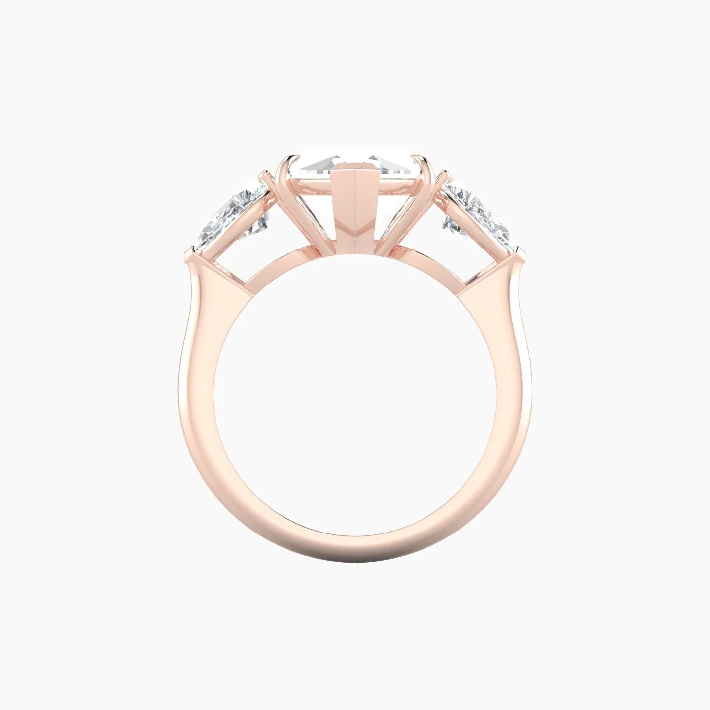 Simple Pear Trilogy | 18k Rose Gold 5 ct Marquise Cut Ring