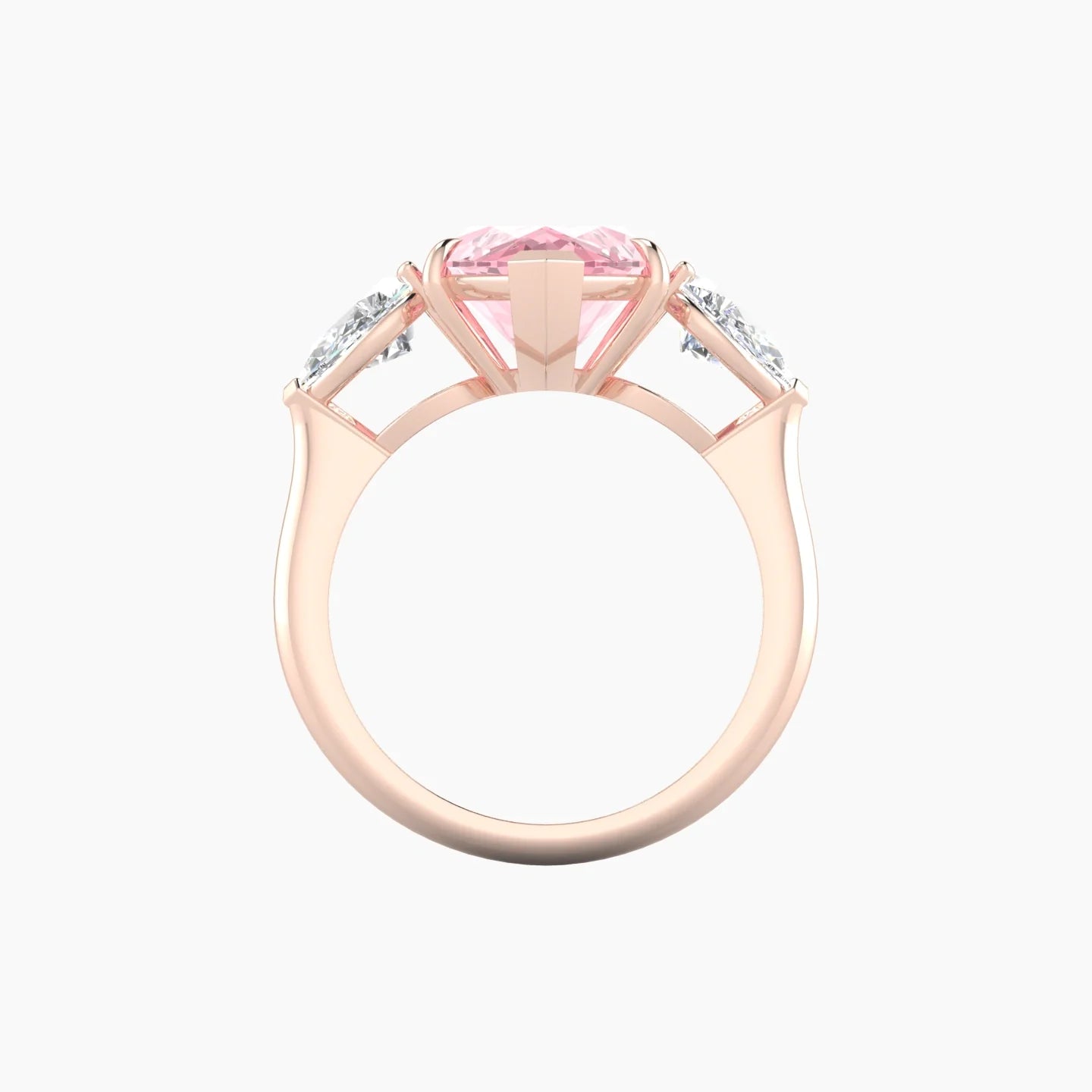 Simple Pear Trilogy | 18k Rose Gold 5 ct Marquise Cut Ring