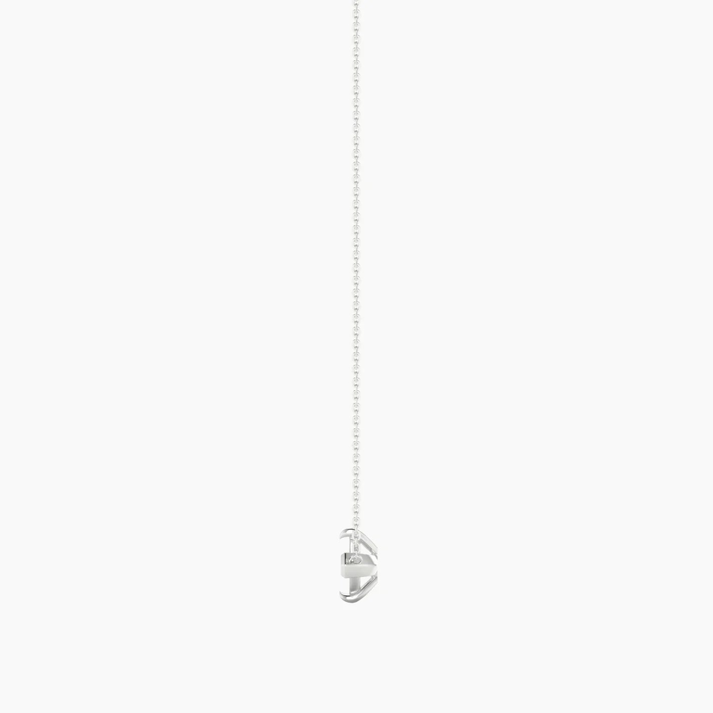 Solitaire | 18k White Gold 3-4.99 ct Marquise Cut Pendant Setting
