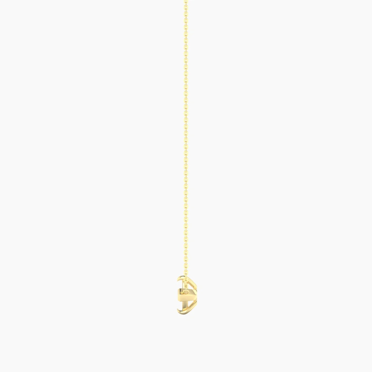 Solitaire | 18k Yellow Gold 3-4.99 ct Marquise Cut Pendant Setting