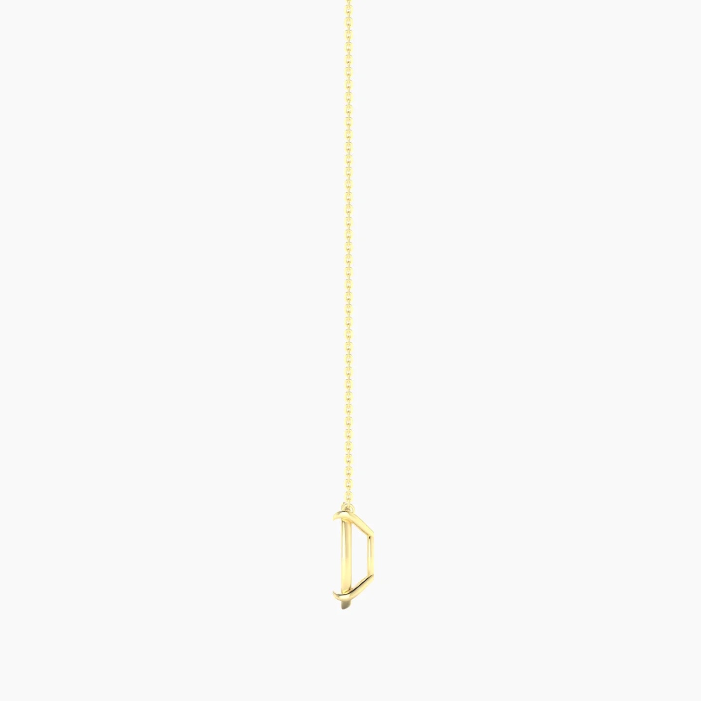 Solitaire | 18k Yellow Gold 3-4.99 ct Oval Cut Pendant Setting