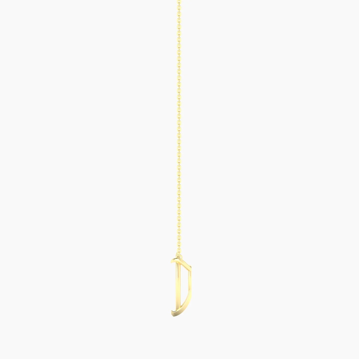 Solitaire | 18k Yellow Gold 3-4.99 ct Pear Cut Pendant Setting