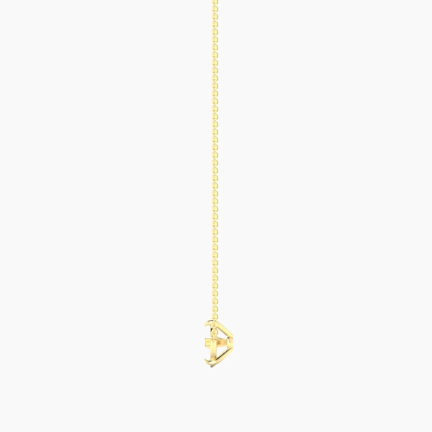 Solitaire | 18k Yellow Gold 5-7.99 ct Pear Cut Pendant Setting