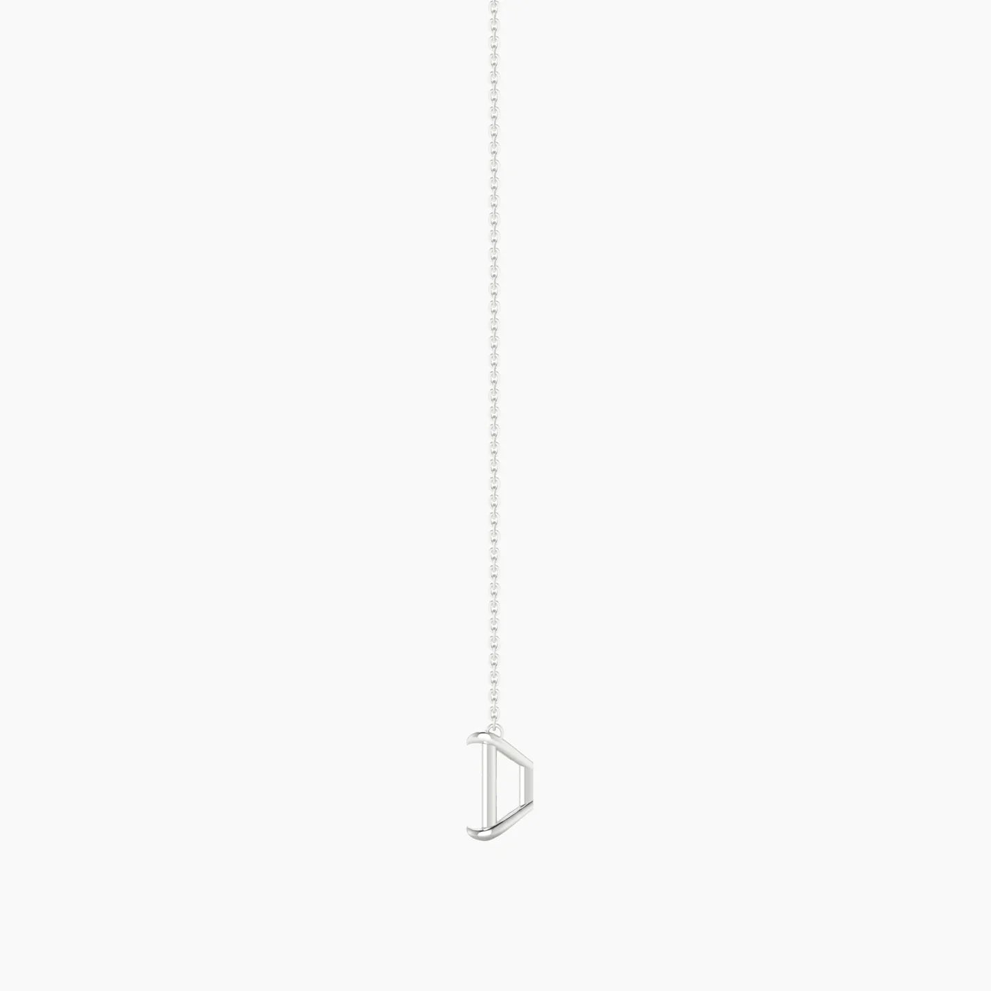 Solitaire | 18k White Gold 5-7.99 ct Radiant Cut Pendant Setting