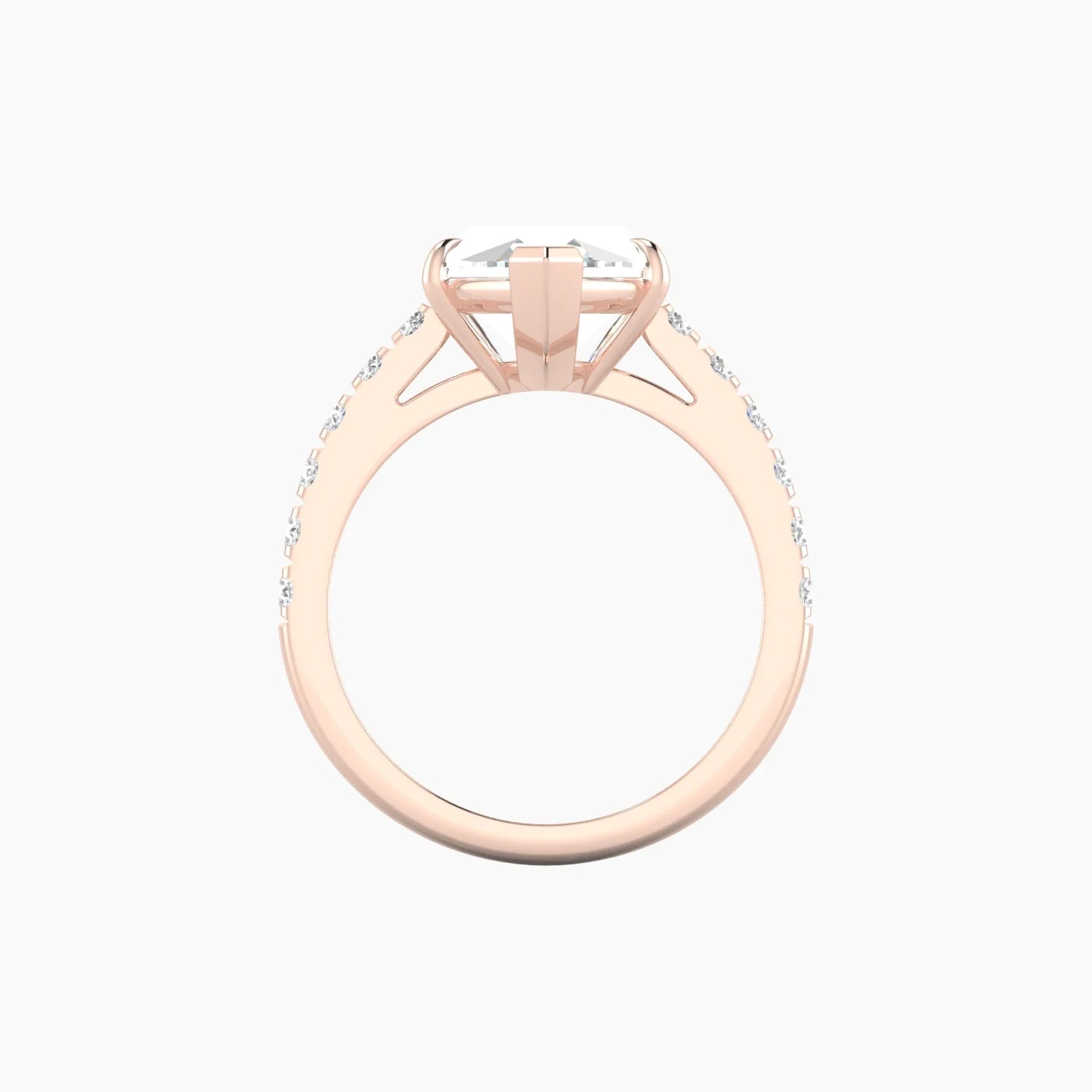 Straight Shank | 18k Rose Gold 5 ct Marquise Cut Ring