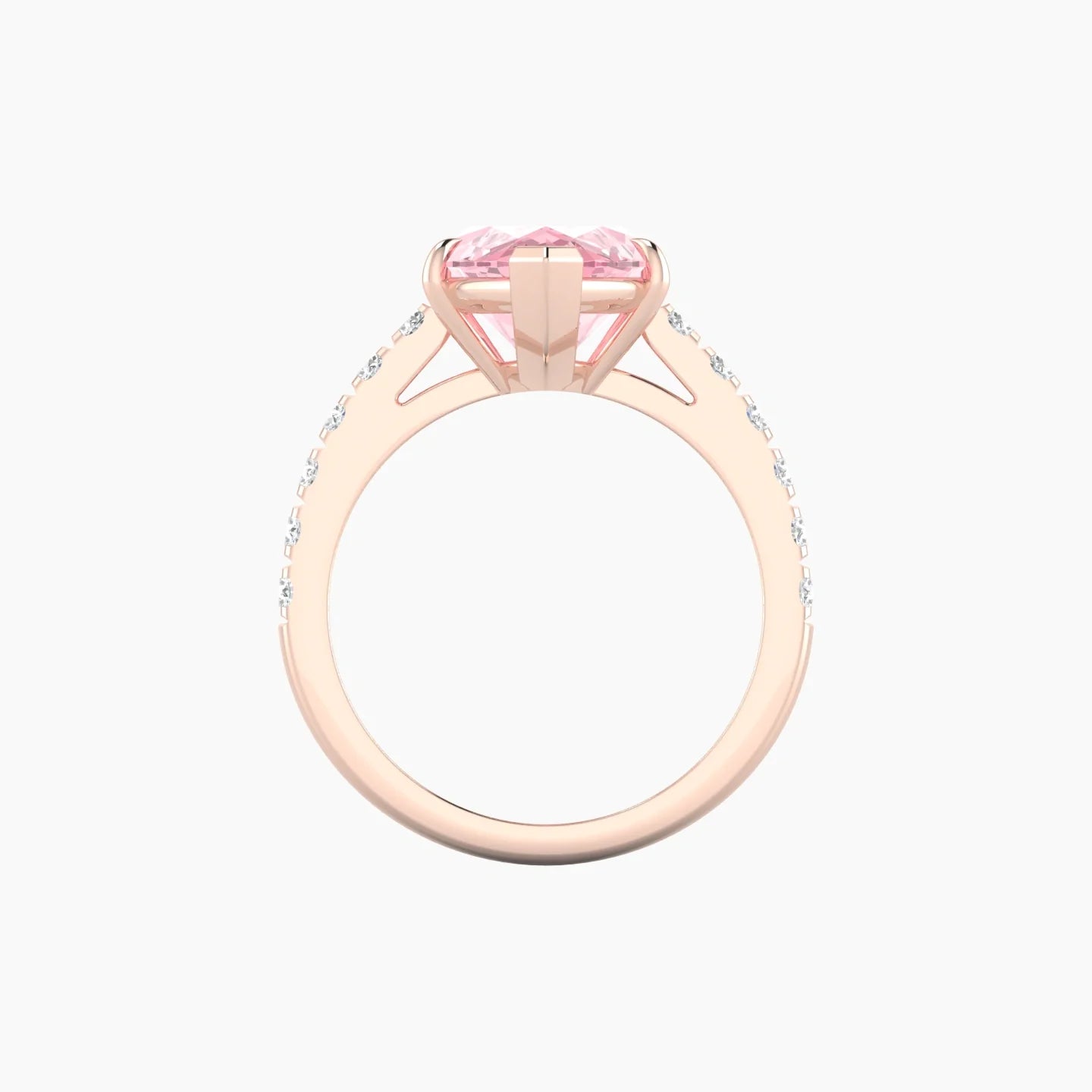 Straight Shank | 18k Rose Gold 5 ct Marquise Cut Ring