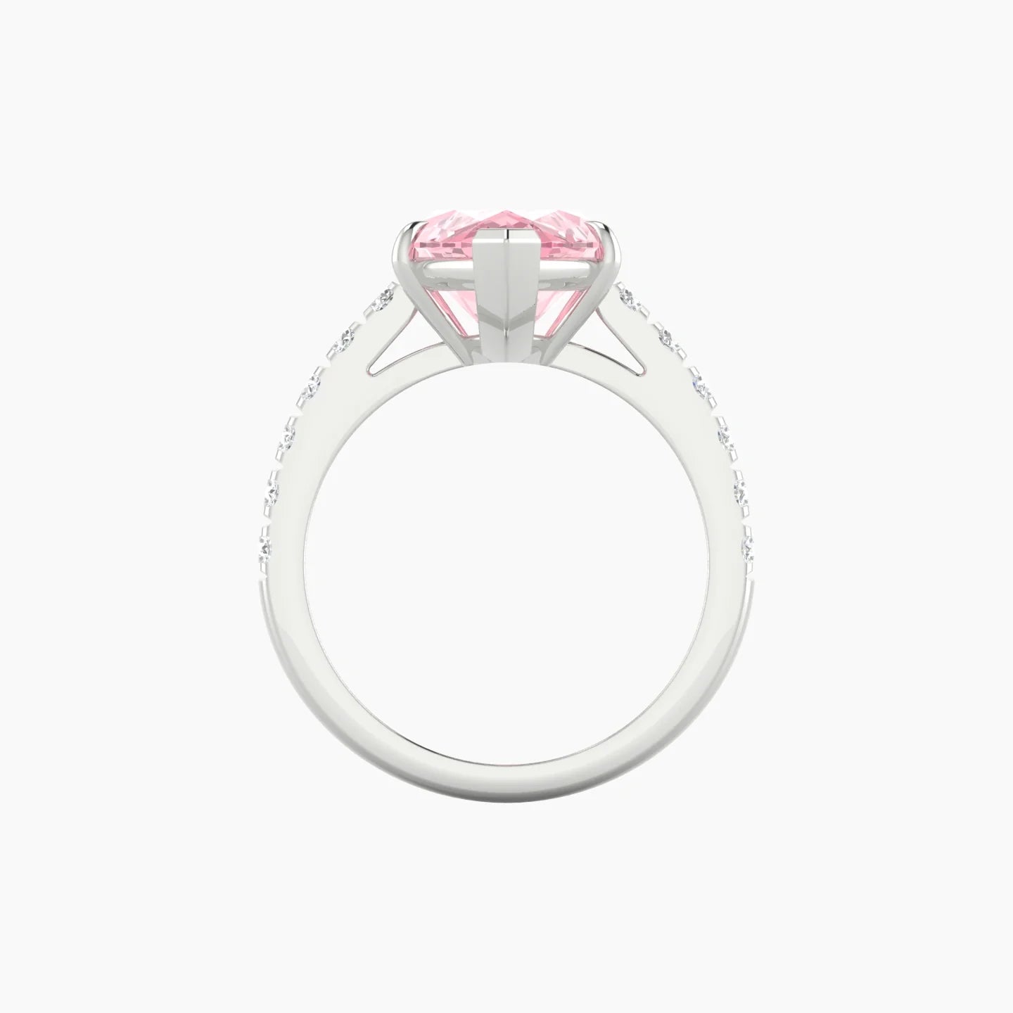Straight Shank | 18k White Gold 5 ct Marquise Cut Ring