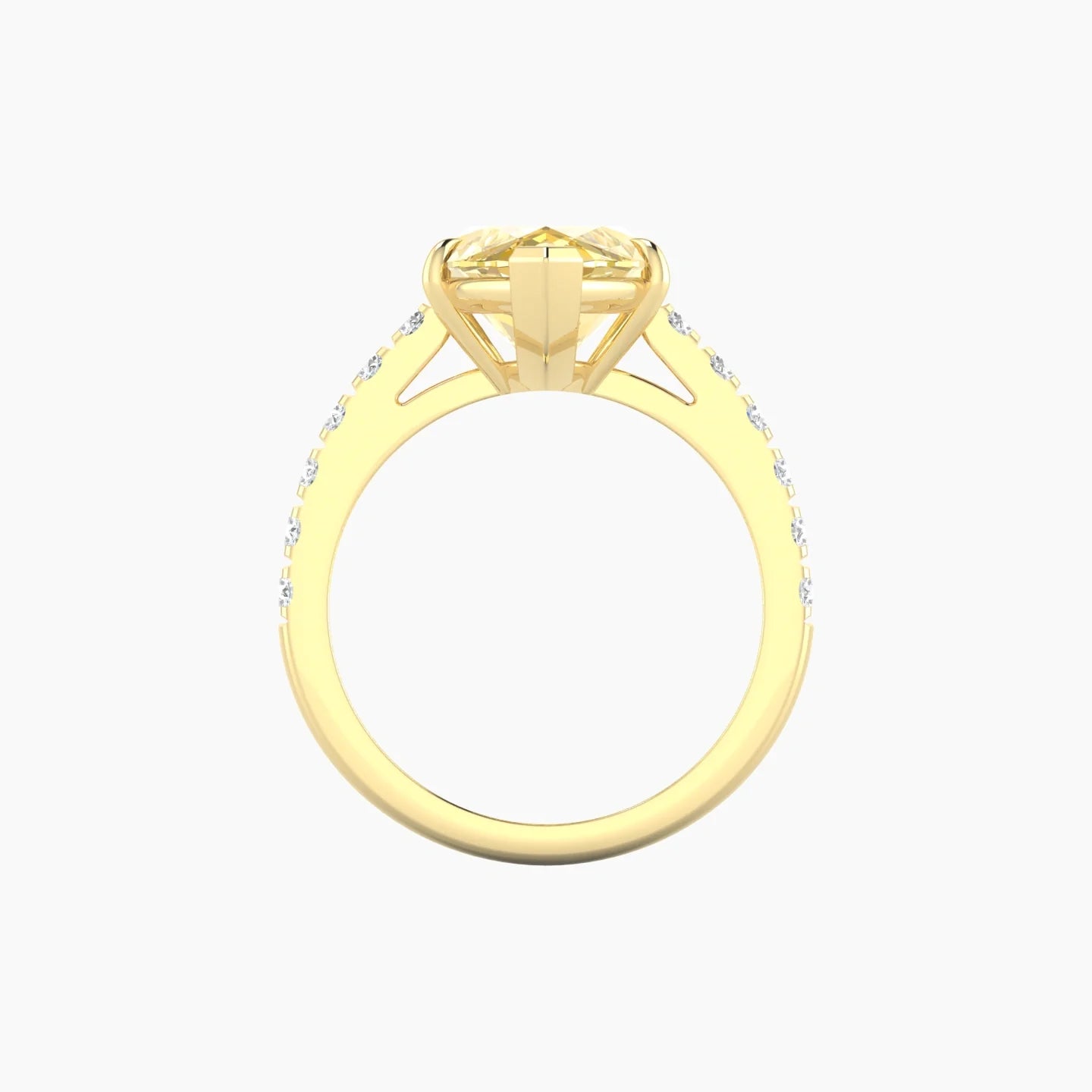 Straight Shank | 18k Yellow Gold 5 ct Marquise Cut Ring