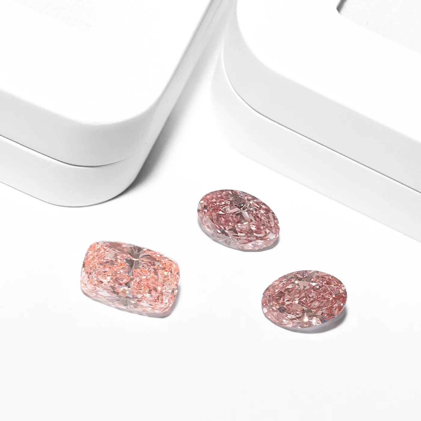 Loose Pink Lab Diamonds