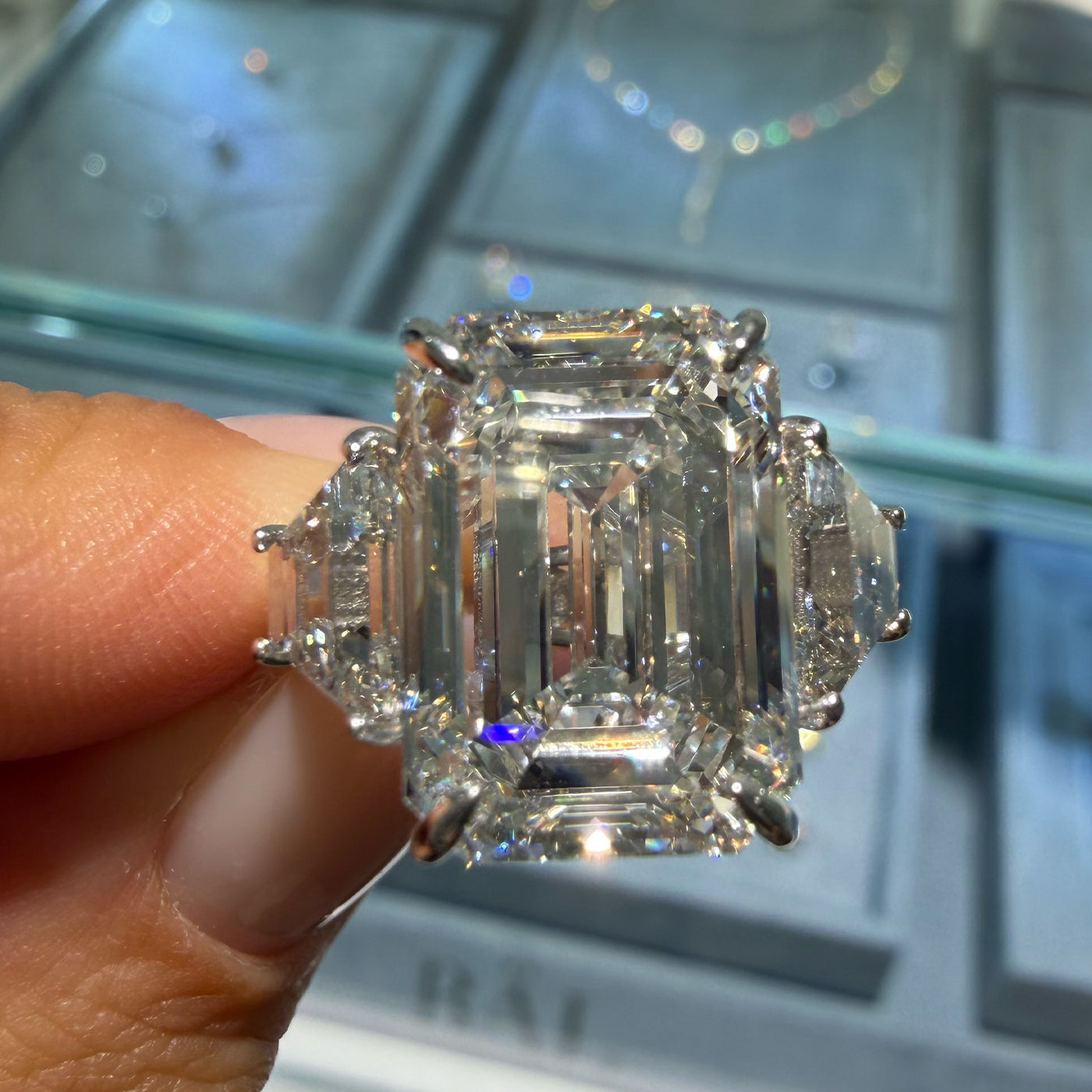10.06ct Emerald Lab Diamond Classic Trilogy