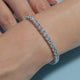 10.85ct Round Lab Diamonds Tennis Bracelet
