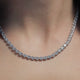 19.98ct Round Lab Diamonds Tennis Necklace