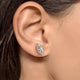 2ct Marquise Lab Diamonds Stud Earrings