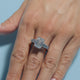 5.01ct Emerald Lab Diamond Intricate Trilogy