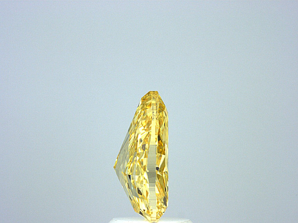 2.07ct Fancy Intense Yellow VS1 Pear Lab Diamond, IGI Certified