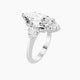 Marquise Lab Diamond Ring | Classic Heart Trilogy