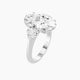Oval Lab Diamond Ring | Classic Heart Trilogy