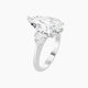 Pear Lab Diamond Ring | Classic Heart Trilogy