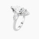Marquise Lab Diamond Ring | Classic Pear Trilogy