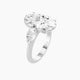 Oval Lab Diamond Ring | Classic Pear Trilogy