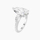Pear Lab Diamond Ring | Classic Pear Trilogy with Straight Shank