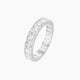 Emerald Lab Diamond Eternity Ring | 0.15 ct each with shared prongs