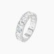Emerald Lab Diamond Eternity Ring | 0.30 ct each with shared prongs