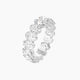 Oval Lab Diamond Eternity Ring | 0.30 ct each with shared prongs