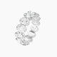 Oval Lab Diamond Eternity Ring | 0.50 ct each with shared prongs
