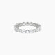 Round Lab Diamond Eternity Ring | Classic Prong Setting