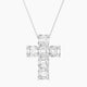 Asscher Lab Diamond Pendant | Cross