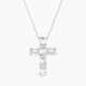 Emerald Lab Diamond Pendant | Cross