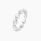 East-West Pear Lab Diamond Eternity Ring | 0.25 ct each