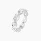 East-West Pear Lab Diamond Eternity Ring | 0.50 ct each