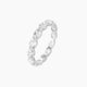 East-West Oval Lab Diamond Eternity Ring | 0.15 ct each with shared prongs