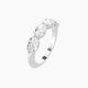 East-West Oval Lab Diamond Half Eternity Ring | 0.50 ct each with shared prongs