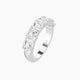 Asscher Lab Diamond Half Eternity Ring | 0.50 ct each with shared prongs