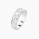 Emerald Lab Diamond Half Eternity Ring | 0.50 ct each with shared prongs