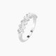 Oval Lab Diamond Half Eternity Ring | 0.15 ct each with shared prongs