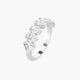 Oval Lab Diamond Half Eternity Ring | 0.30 ct each with shared prongs