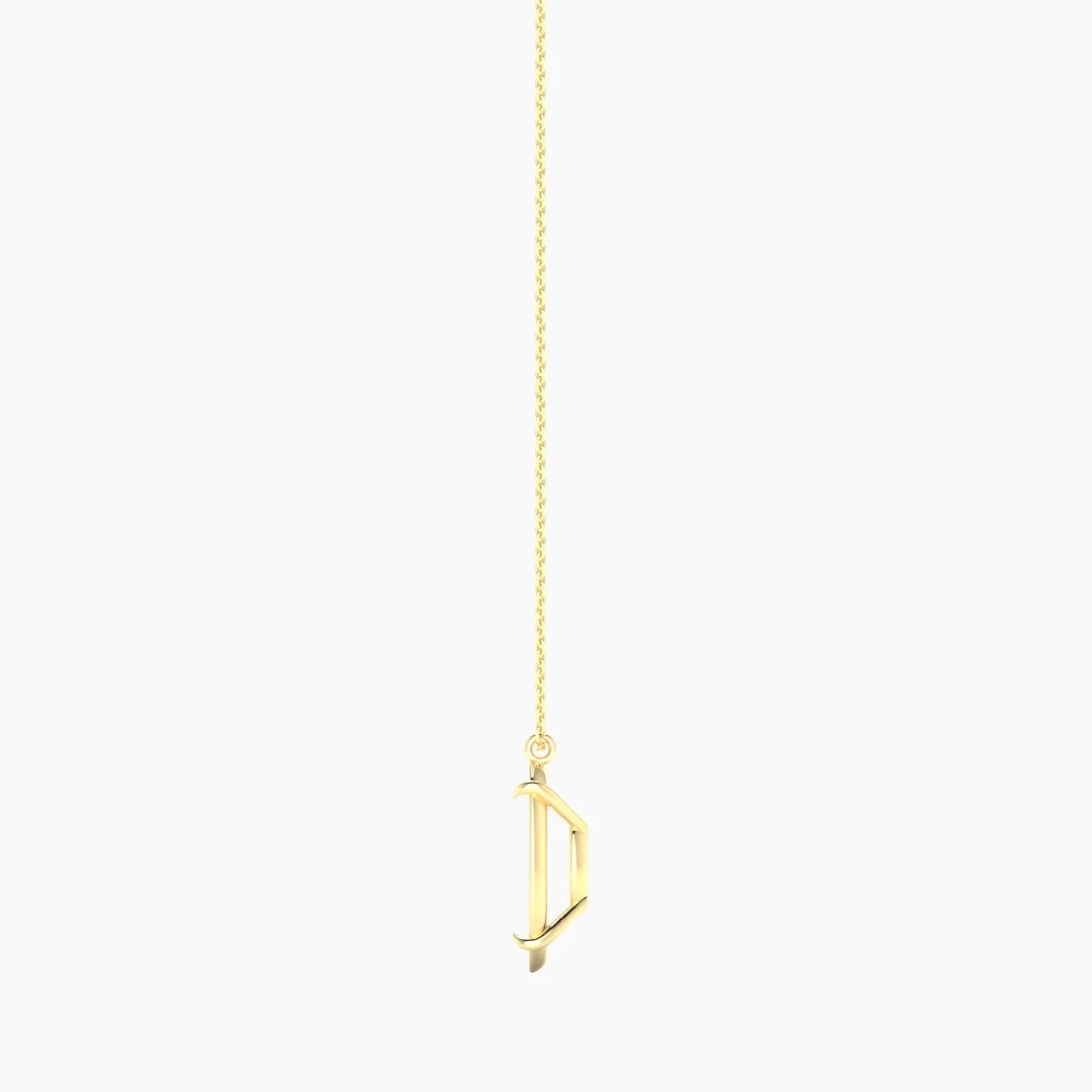 Hanging Solitaire | 18k Yellow Gold 5-7.99 ct Oval Cut Pendant Setting