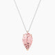 Pear Pink Lab Diamond Pendant | Hanging Solitaire