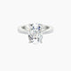 Cushion Lab Diamond Ring | Reverse Shank
