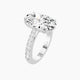 Oval Lab Diamond Ring | Reverse Shank