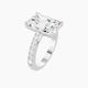 Radiant Lab Diamond Ring | Reverse Shank