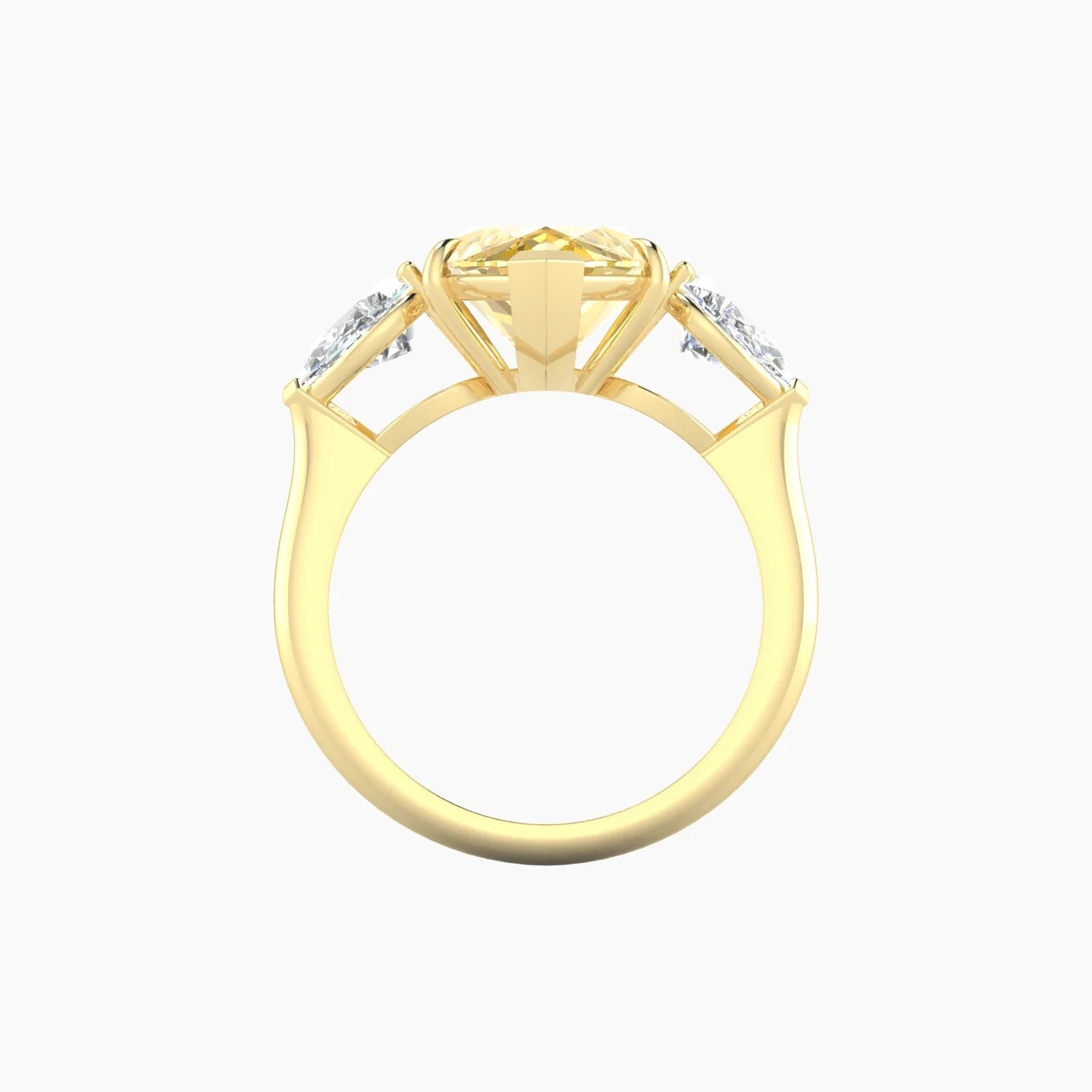 Simple Pear Trilogy | 18k Yellow Gold 5 ct Marquise Cut Ring