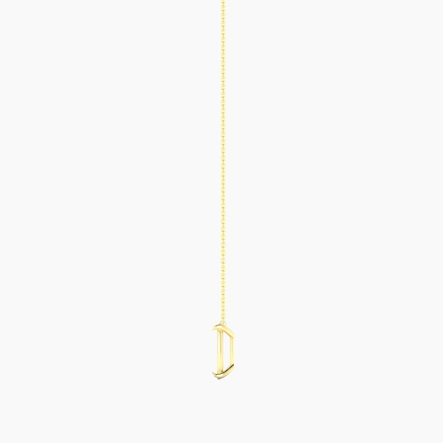 Solitaire | 18k Yellow Gold 3-4.99 ct Cushion Cut Pendant Setting