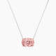 Cushion Pink Lab Diamond Pendant | Solitaire