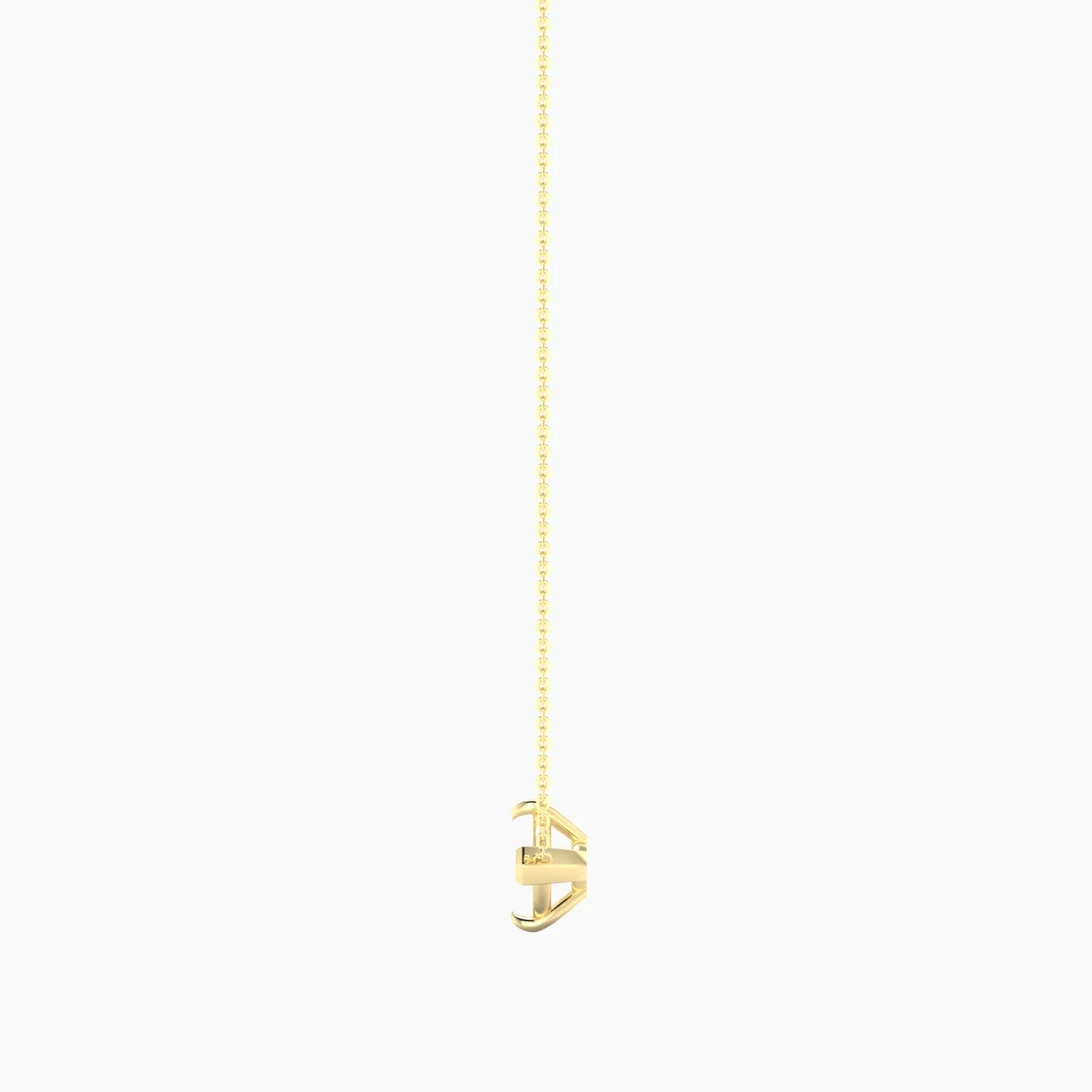 Solitaire | 18k Yellow Gold 5-7.99 ct Marquise Cut Pendant Setting